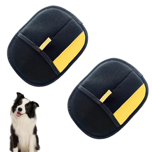 2Stk Haarentfernungshandschuh,Tierhaarentferner Handschuh,Fell Magnet Handschuh,Haustierhaar-Entferner Handschuh,Fellmagnet Handschuhe,Tierhaarentfernungshandschuh für Haustiere,Pet Hair Remover Glove von MniimaLuxe