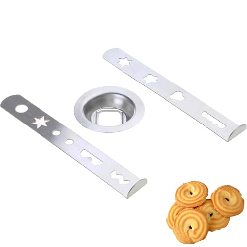 Spritzgebäckvorsatz Set,8 Formen für Fleischwolf,Gebäckvorsatz Edelstahl Zubehör,Keks Zubehör,Herstellung Von Keksen,Kompatibel mit Mum 4 & Mum 5,Spritzgebäck Maschine,Küchenmaschinen für Desserts Spritzgebäckvorsatz Set,8 Formen für Fleischwolf,Gebäckvorsatz Edelstahl Zubehör,Keks Zubehör,Herstellung Von Keksen,Kompatibel mit Mum 4 & Mum 5,Spritzgebäck Maschine,Küchenmaschinen für Desserts von MniimaLuxe