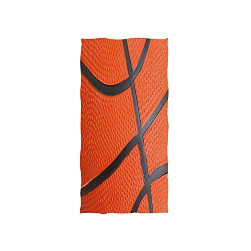 MNSRUU Handtuch, Basketball-Druck, weiches Badetuch, für Hotel- und Wellnessbereich, 76 x 38 cm von Mnsruu