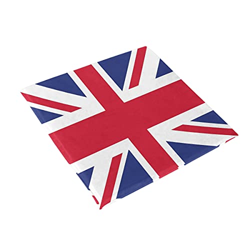 Mnsruu Fashion Union Jack Stuhlkissen, Memory-Schaum-Pads für Zuhause, Küche, Esszimmerstühle, Bürostühle, Autositze, 40 x 40 x 3 cm von Mnsruu