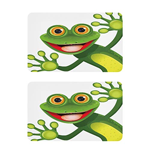 Mnsruu Grüner Frosch Sommer Kühlschrankmagnete 2 Stück Dekorative Kühlschrank Whiteboard Küche Büro Magnete von Mnsruu