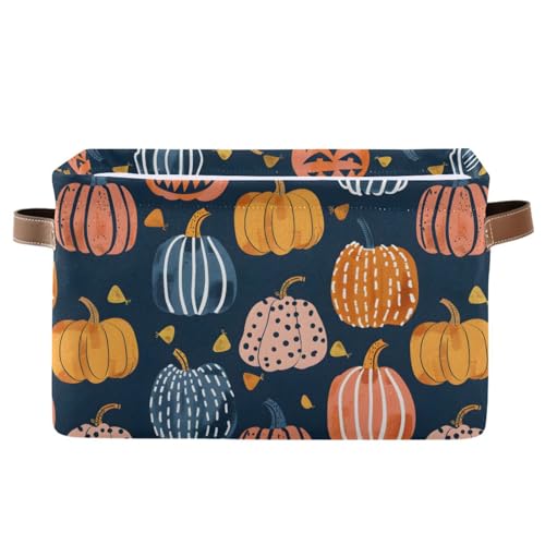 Mnsruu Halloween-Aufbewahrungskorb, Halloween-Muster J, faltbar, Stoff, faltbare Aufbewahrungskörbe, Organizer-Tasche zur Aufbewahrung von Kleidung Mnsruu Halloween-Aufbewahrungskorb, Halloween-Muster J, faltbar, Stoff, faltbare Aufbewahrungskörbe, Organizer-Tasche zur Aufbewahrung von Kleidung von Mnsruu