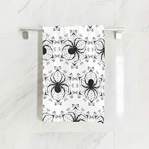 Mnsruu Handtuch, Spinne Badetuch Gesicht Handtuch für Gym Yoga 30x15 Zoll (76x38cm) von Mnsruu