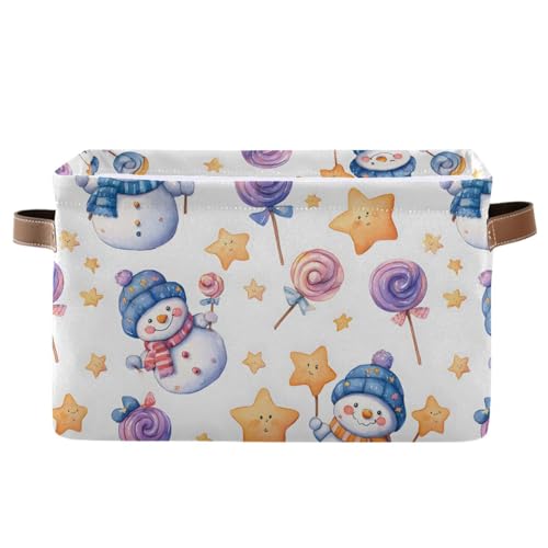 Mnsruu Weihnachts-Aufbewahrungskorb, Schneemann, Stern, Süßigkeiten, faltbar, Stoff, faltbare Aufbewahrungskörbe, Organizer-Tasche für Kleidung Mnsruu Weihnachts-Aufbewahrungskorb, Schneemann, Stern, Süßigkeiten, faltbar, Stoff, faltbare Aufbewahrungskörbe, Organizer-Tasche für Kleidung von Mnsruu
