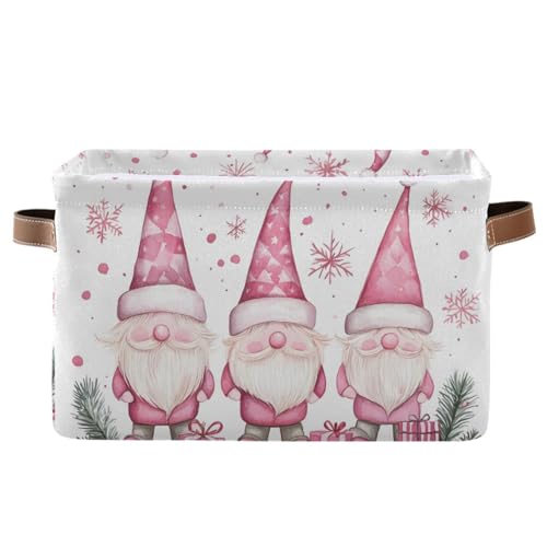 Mnsruu Weihnachts-Aufbewahrungskorb, drei Zwerge, faltbar, Stoff, faltbare Aufbewahrungskörbe, Organizer-Tasche für Kleidung Mnsruu Weihnachts-Aufbewahrungskorb, drei Zwerge, faltbar, Stoff, faltbare Aufbewahrungskörbe, Organizer-Tasche für Kleidung von Mnsruu