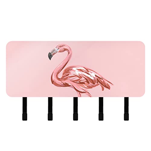 Schlüsselhalter für Wanddekoration, Pink Flamingo Posthalter Wandhalterung, Schlüsselbrett für Wand von Mnsruu