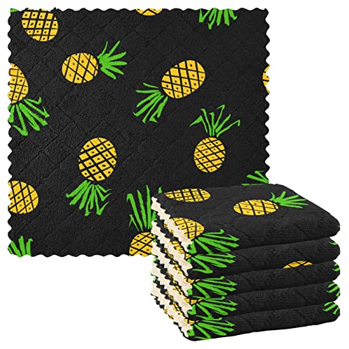 Schwedische Geschirrtücher, weich, saugfähig, Geschirrtücher, Geschirrtücher, Geschirrtücher, Küchentücher, 28 x 28 cm, 6 Stück, Ananas Nature Gourmet 4670009 ARRE200 von Mnsruu