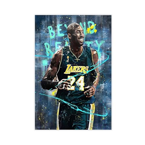 Mnyuein Kobe Posters Bryant Poster Basketball 3 Leinwand Poster Wandkunst Dekordruck Bild Gemälde Für Wohnzimmer Schlafzimmer Dekoration Unframe: 12x18inch(30x45cm) von Mnyuein
