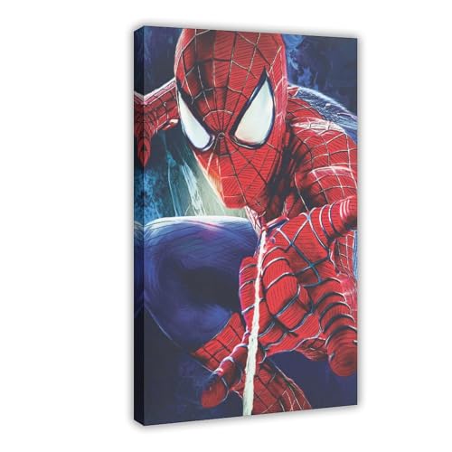Spider Movie Poster Man Leinwand Poster Wandkunst Dekordruck Bild Gemälde Für Wohnzimmer Schlafzimmer Dekoration Frame: 12x18inch(30x45cm) von Mnyuein