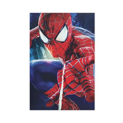 Spider Movie Poster Man Leinwand Poster Wandkunst Dekordruck Bild Gemälde Für Wohnzimmer Schlafzimmer Dekoration Unframe: 12x18inch(30x45cm) von Mnyuein