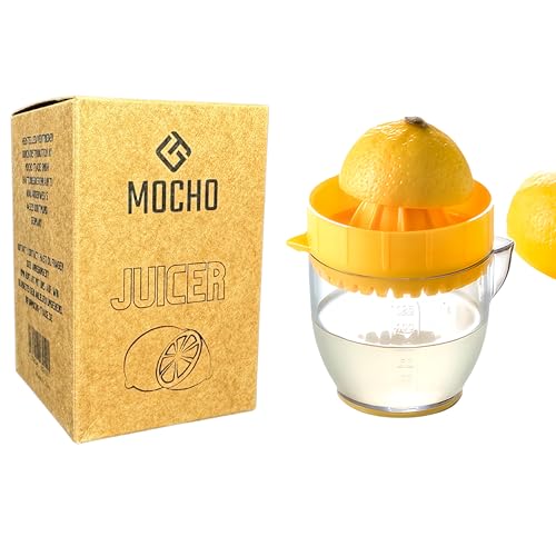 MoCho Zitronenpresse Orangenpresse Entsafter Juicer mit Fruchtfleisch/Kern Filter von MoCho