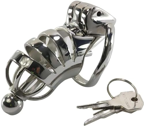 304 Edelstahl MäNnliche KeuschheitskäFig Penis Käfig Penis Ring Hülse mit Metall Harnröhren Katheter Keuschheit Gerät Cock Cage Erwachsene Fetisch BDSM Extrem Bondage Sex Spielzeug für Männer (Color 304 Edelstahl MäNnliche KeuschheitskäFig Penis Käfig Penis Ring Hülse mit Metall Harnröhren Katheter Keuschheit Gerät Cock Cage Erwachsene Fetisch BDSM Extrem Bondage Sex Spielzeug für Männer (Color von MoLig