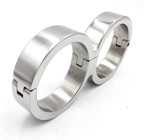 Edelstahl Abschließbare Verbinden Handschellen, Metall Slave Rolle Spielen BDSM Extrem Bondage Set Fesseln Handcuffs Manschette Erwachsener Fesselset Fetisch Sexspielzeug für Paare Männer Frauen (Col Edelstahl Abschließbare Verbinden Handschellen, Metall Slave Rolle Spielen BDSM Extrem Bondage Set Fesseln Handcuffs Manschette Erwachsener Fesselset Fetisch Sexspielzeug für Paare Männer Frauen (Col von MoLig