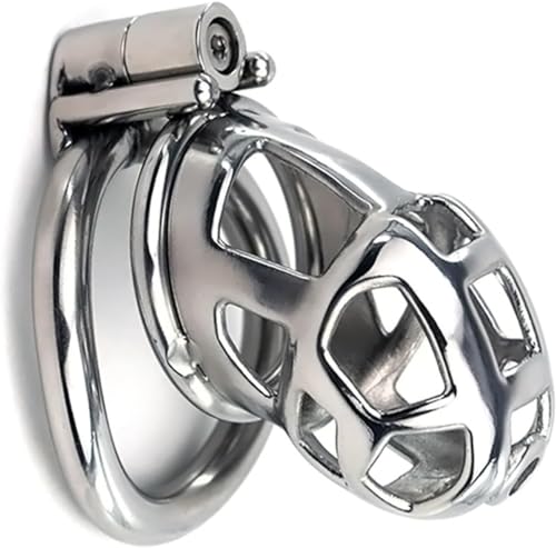 Edelstahl Keuschheitskäfig Herren Atmungsaktiv Schlange Form Peniskäfig für Männer Extrem Metall Cock Cage mit Penisring SM Bondage Chastity Cage Fetisch Sexspielzeug für Männer (Color : Silver Silbe Edelstahl Keuschheitskäfig Herren Atmungsaktiv Schlange Form Peniskäfig für Männer Extrem Metall Cock Cage mit Penisring SM Bondage Chastity Cage Fetisch Sexspielzeug für Männer (Color : Silver Silbe von MoLig