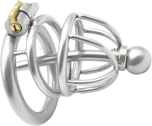 Edelstahl Stealth Schloss Peniskäfig Keuschheitsgürtel Mann Cock Cage mit Metall KeuschheitskäFig Harnröhre Dilator/Penis Plug Chastity Cage SM Bondage Cockringe Sexspielzeug für Männer (Color : Dopp Edelstahl Stealth Schloss Peniskäfig Keuschheitsgürtel Mann Cock Cage mit Metall KeuschheitskäFig Harnröhre Dilator/Penis Plug Chastity Cage SM Bondage Cockringe Sexspielzeug für Männer (Color : Dopp von MoLig