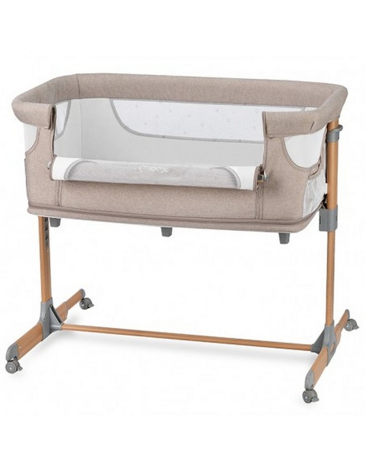 MoMi Beistellbett MoMi SMART BED Kinderbett mit 2 Schlafpositionen + Laufgitterfunktion von MoMi