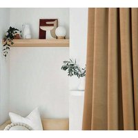 Paar Amber Gold Samt Vorhang Draperies, Jede Größe, Wohn - & Schlafzimmer Vorhänge, Benutzerdefinierte Yq-77 von MoMuDesign