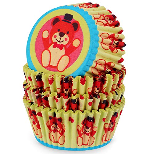 MoNiRo Papier Muffin Förmchen - Cupcake Backform aus Papier Motiv Little Bear - Muffin Form - Cupcake Form - Papierförmchen - Cupcake Förmchen - Muffinform – Backförmchen - Muffinformen MoNiRo Papier Muffin Förmchen - Cupcake Backform aus Papier Motiv Little Bear - Muffin Form - Cupcake Form - Papierförmchen - Cupcake Förmchen - Muffinform – Backförmchen - Muffinformen von MoNiRo