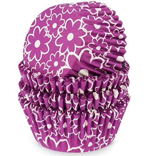 MoNiRo Papier Muffin Förmchen - Cupcake Backform aus Papier Motiv Purple Flowers - Muffin Form - Cupcake Form - Papierförmchen - Cupcake Förmchen - Muffinform – Backförmchen - Muffinformen MoNiRo Papier Muffin Förmchen - Cupcake Backform aus Papier Motiv Purple Flowers - Muffin Form - Cupcake Form - Papierförmchen - Cupcake Förmchen - Muffinform – Backförmchen - Muffinformen von MoNiRo