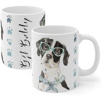 Englisch Pointer Zeiger - Tasse Aquarell Hund Kunst, Geschenk Für Hundeliebhaber von MoNimoPrints