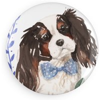 King Charles Spaniel - Kühlschrankmagnet | Portrait Magnet Lustiger Hund Dog Hotel Kollektion Für Hundeliebhaber Haustier von MoNimoPrints