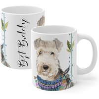 Lakeland Terrier Tasse - Aquarell Hundeliebhaber Geschenk von MoNimoPrints