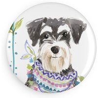 Mini Schnauzer - Kühlschrankmagnet | Haustier Design Magnet Süßer Hund Hundeliebhaber Zwergschnauzer, Gifts For Her, Ms1 von MoNimoPrints