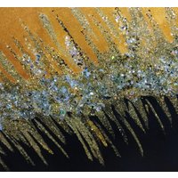 Abstraktes Gemälde Mit Spiegelbruchglas Und Verschiedenes Funkelnden Glitzerpartikel - Ein Schöner Hingucker von MoPePi