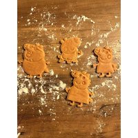 Lustige Schweinchen Plätzchenausstecher-Set - Selbstgedrucktes Pla Für Kinderfreundliche Backabenteuer Lustige Schweinchen Plätzchenausstecher-Set - Selbstgedrucktes Pla Für Kinderfreundliche Backabenteuer von MoSe3DPrintAndMore