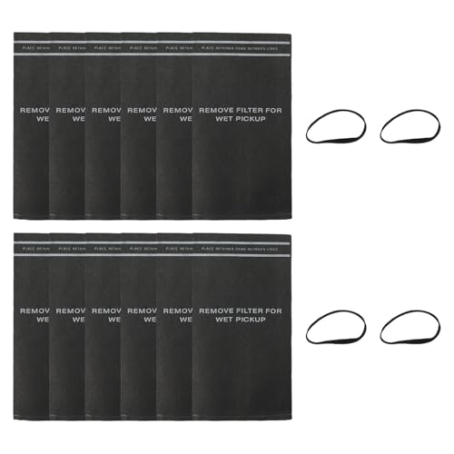 12 Nass-Trocken-Filterbeutel für 2-2,5 Gallonen Staubsauger, Stinger für Handwerker, Husky, waschbare Mikrofaser-Wischmopp-Pads, Staubsaugerfilter 12 Nass-Trocken-Filterbeutel für 2-2,5 Gallonen Staubsauger, Stinger für Handwerker, Husky, waschbare Mikrofaser-Wischmopp-Pads, Staubsaugerfilter von MoSundi