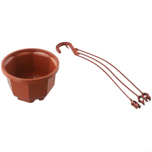 14-teiliges Pflanzgefäß-Set aus Kunststoff mit Drainage-Design für Balkon und Garten (A) von MoSundi