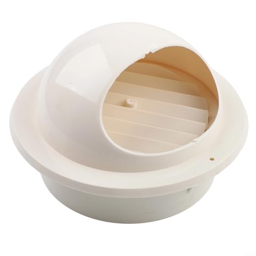 2 Stück PVC-Abluftgitter Abdeckung für Deckenk Lüftungsgitter mit schützendem Design gegen Witterungseinflüsse und Schmutz für Schornsteine und Lüftungsschlitze (160 mm Ausgänge) von MoSundi
