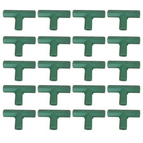 20 Stück 11 mm Gartenrahmenverbinder zur strukturellen Unterstützung bei Gewächshausprojekten (E) von MoSundi
