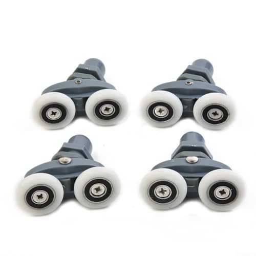 4 Rollen für Duschtüren für zuverlässigen Betrieb im Badezimmer (23 mm) von MoSundi