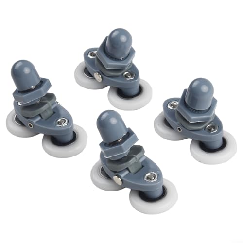 4 Rollen für Duschtüren für zuverlässigen Betrieb im Badezimmer (25 mm) von MoSundi