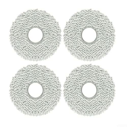 4 oder 10 Wischtücher für Kärcher RCV 5 Plus Roboter, entworfen für schnellen und einfachen Austausch (4 Stück) von MoSundi