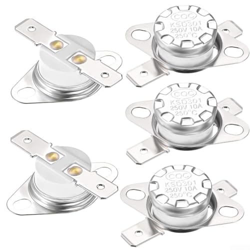 5 Stück KSD301 Normalgeschlossene Thermostate für effektive Temperaturregulierung von MoSundi