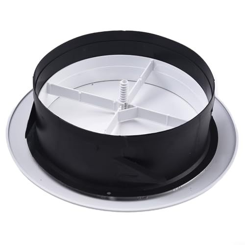 ABS-Decken-Lüftungsgitter-Abdeckung mit verstellbarer Luftstromsteuerung für die Montage von Innenräumen zur Verbesserung der Luftzirkulation und Reduzierung von Lärm (200 mm) von MoSundi