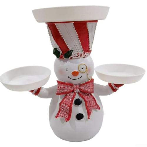 Ästhetischer Schneemann mit Tablett, entzückender Feiertagsmittel, um jeden Raum in dieser Saison zu erhellen (2) von MoSundi