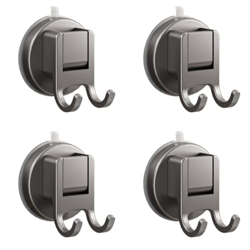 Abnehmbare Saugnapfhaken, Duschtuchhaken für Badezimmer, Küche, Zubehör-Set für fortschrittliche Kehrmaschine, Ersatzreinigungspads, Wischmopp-Pad, 4 Stück Abnehmbare Saugnapfhaken, Duschtuchhaken für Badezimmer, Küche, Zubehör-Set für fortschrittliche Kehrmaschine, Ersatzreinigungspads, Wischmopp-Pad, 4 Stück von MoSundi