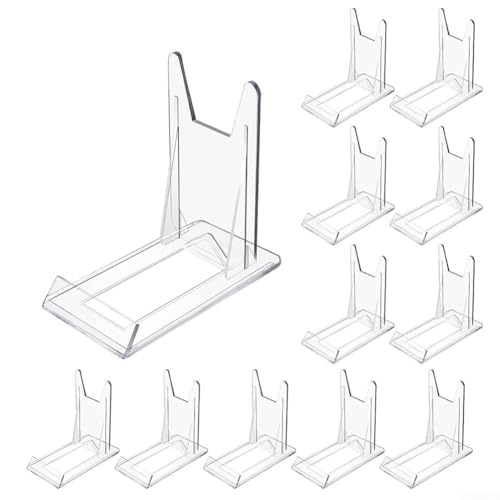 Acryl Tellerhalter Set 12 Stück verstellbar transparent Ständer für verschiedene Größen Acryl Tellerhalter Set 12 Stück verstellbar transparent Ständer für verschiedene Größen von MoSundi