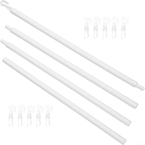 Ausziehbare Rollo-Zugstange aus Kunststoff mit mehrstufiger Verriegelung für Fensterbehandlung, 117 cm Ausziehbare Rollo-Zugstange aus Kunststoff mit mehrstufiger Verriegelung für Fensterbehandlung, 117 cm von MoSundi