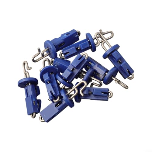 Breakaway Style Angelköder-Clips Set mit 10 Stück, verriegelt Haken in Position, reduziert das Abschneiden während des Wurfs Breakaway Style Angelköder-Clips Set mit 10 Stück, verriegelt Haken in Position, reduziert das Abschneiden während des Wurfs von MoSundi