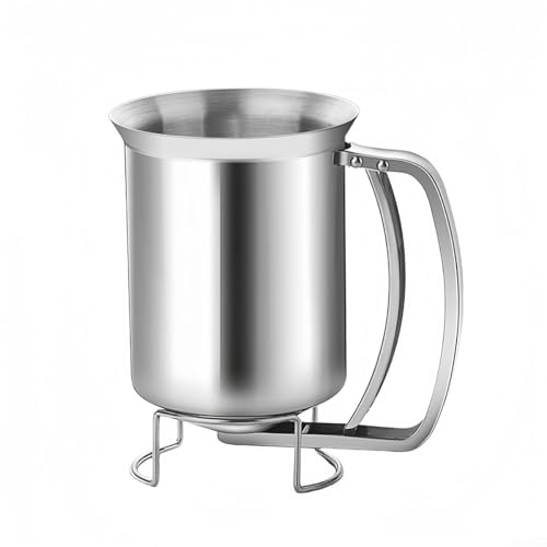 Edelstahl-Pfannkuchenteigspender für sauberes Kochen und präzises Ausgießen von MoSundi