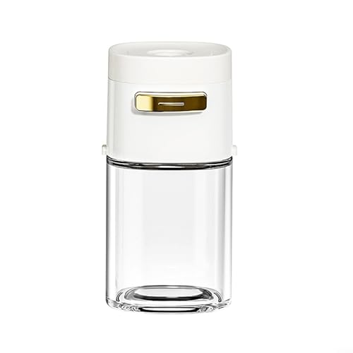 Effizienter Salzspender aus Glas mit ergonomischen Funktionen für schnelle und einfache Verwendung beim Kochen (weiß) von MoSundi