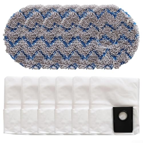 Ersatz-Staubsaugerbeutel und Wischmopp-Pad-Set für Eureka J15 Pro für Ultra-Staubsauger zur Unterstützung von Verstopfung des Luftstroms und besseren Reinigungsergebnissen (B) von MoSundi