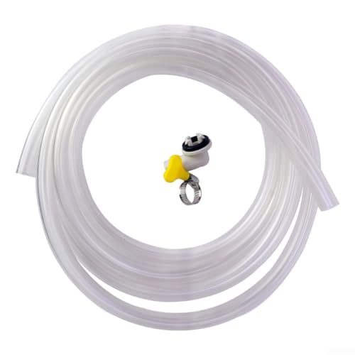 Flexibler Abflussschlauch für Klimaanlage, Außengerät, mit Anschluss und Klemme, 9 x 2,4 m langes ABS-Material, geeignet für Fenster und geteilte Wechselstrom von MoSundi