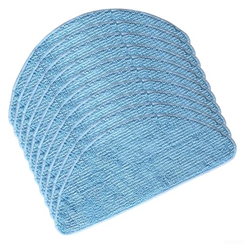 Für Bobsweep For Bob PetHair Wischmopp-Tuch-Ersatz, 10 Stück Mikrofaser-Pads, geeignet für effiziente Bodenreinigung und Roboter-Staubsauger-Nutzung (10 Stück) von MoSundi