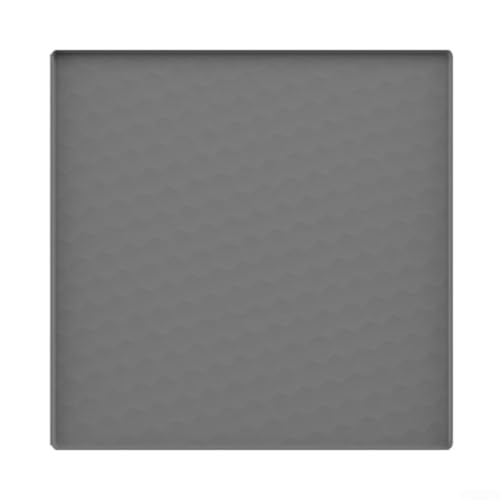 Funktioneller Silikon-Bodenschutz unter Kühlschränken, schützt Ihre Teppiche vor Auslaufen (60 x 60 cm grau) von MoSundi