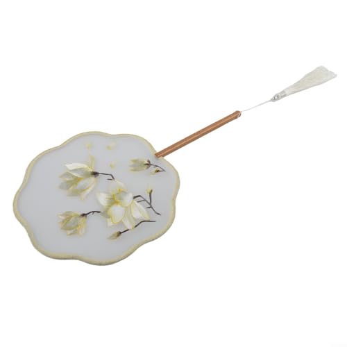 Handgefertigter doppelseitiger runder Fächer mit traditionellem Suzhou-Design, perfekt für jeden Anlass (E) von MoSundi